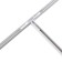 Connector T-shaped flum, white color