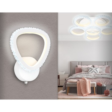 LED lamp wall -mounted with a switch on the Ambrella Light, Original, FA9557, LED, 20 W, 1500LUM, 3000, 6400K, white color.-3