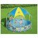Steel Pro frame basin, with a canopy, 244 x 51 cm, from 2 years old, 56432 Bestway