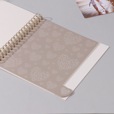 Photo album on spirals 20 sheets "We Family" Volumetric Element + 4 tabs 24x24 cm-6