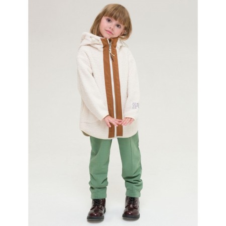 Брюки для девочек, рост 110 см, цвет хаки-4