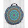 Pillow Siddle "Rainbow Flower", decorative, d = 52 cm