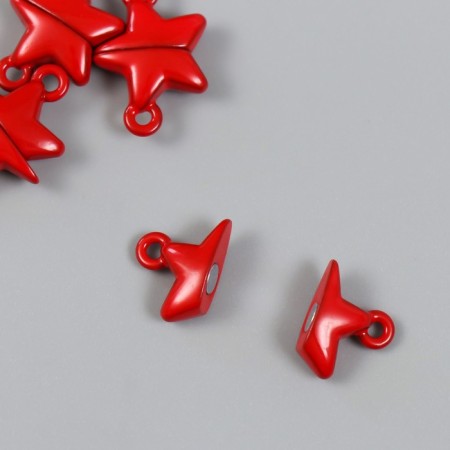 Magnetic metal lock "Star" red 2.2x1.5x0.6 cm-1