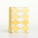 Women's wallet on the button, yellow color