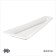 Porcelain dish for supply Magistro Crotone, 33.4 × 15.8 × 2.5 cm, white color
