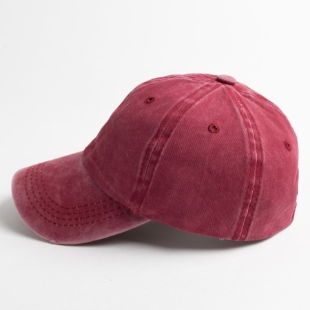 Baseball cap, burgundy color, size 56-58-1