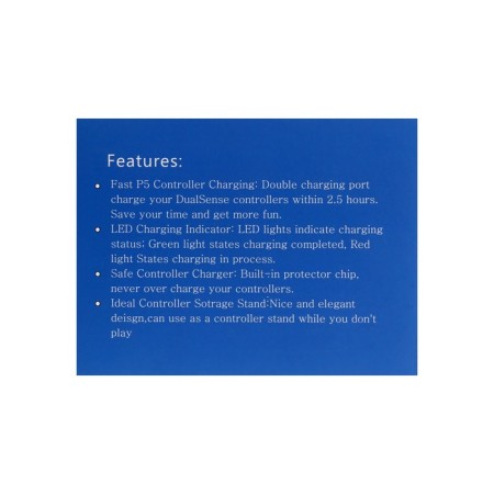 Charger station for 2 gamepads PS5 Dobe HC-R5015, backlight, white-12