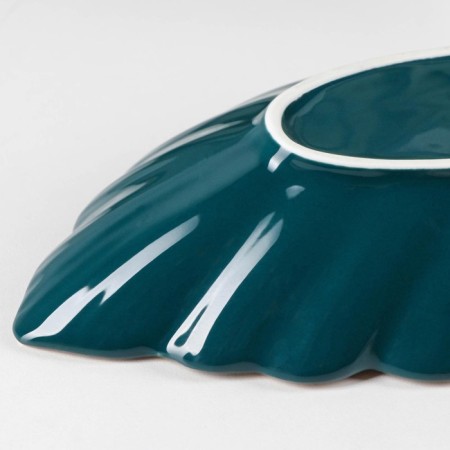 Ceramic serving dish "Rapsodia. Sheet ", 22 × 12 × 3.5 cm, green color-2