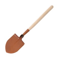 Shovel is tourist, folding, l = 63 cm, wooden stalk, LS-1