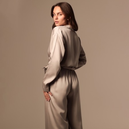 Home suit (shirt and trousers) SL Home p. XL, gray-4