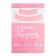 Garland embossing on paper "Happy Birthday", pink, gold letters, length 156 cm
