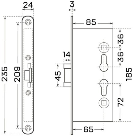 Castle Castle Builder, SD 1739 for technical doors, without c/m b/o-2