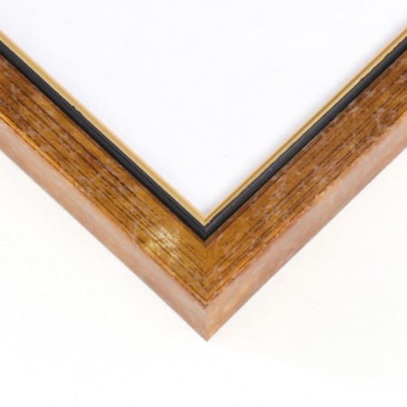 Photo frame plastic 21x30 cm 1514 gold-1