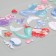 Plastic sticker soft "mermaids" mix 24x10 cm