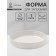 The baking form of the share "marshmallows", 1 l, d = 23 cm, round, ceramics, white