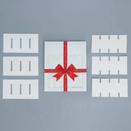 Box for 16 sweets with cells "Beautiful New Year" 17.7 x 17.7 x 3.8 cm, New Year-6