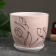 Flower Pot "Flowers" 2.5 l, white