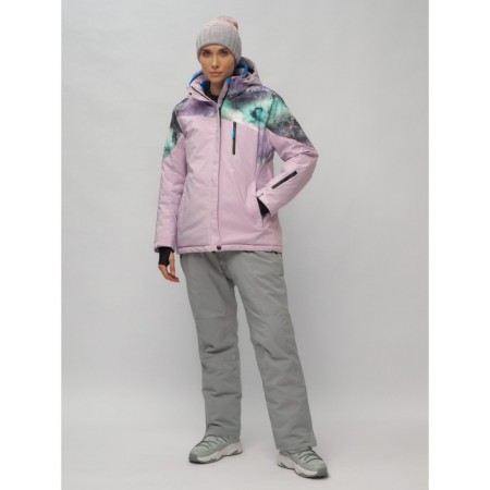 Ski suit, size 60, purple color-13