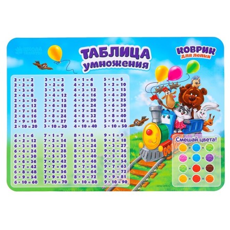 Mickening rug "Multiplication table", A4 format-1