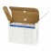 Archive box with A4 valve, calligrata, 100 mm, up to 900 l, microhofrocarton, white
