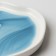 Plate Ceramic Neovstvo Territory "Divorces", 17 cm, white-blue color