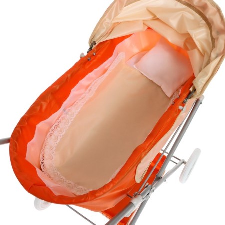 Puppet stroller No. 4, Orange color with beige-7
