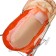 Puppet stroller No. 4, Orange color with beige