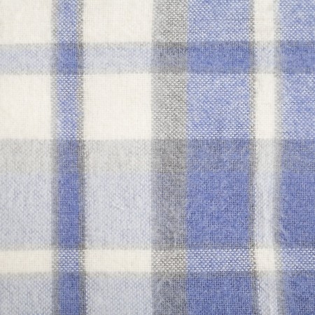 London blanket, size 140x200cm, white/gray/blue color-1