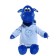 Soft toy "Dragon Diesel in a sweatshirt", 25 cm, blue color