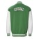 The male bomber is formed, the color is green, size 52 (2xl)
