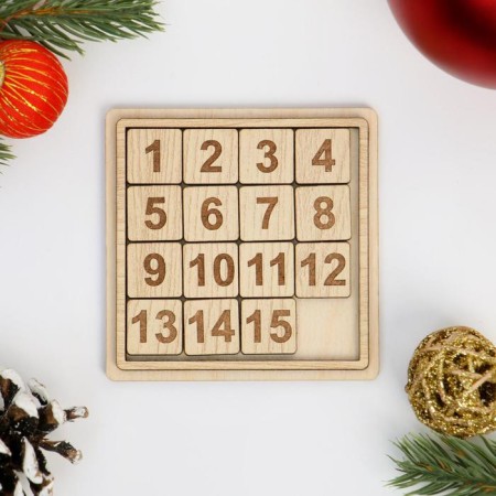 Party game "Happy New Year", 8x8x1 cm-3