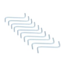 The key furniture tundra, hexagonal S-shaped, steel 45, 4 mm, 10 pcs.