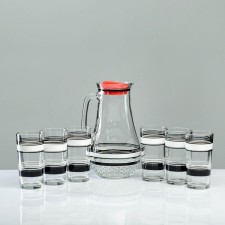 Set for Yin-Yan juice art painting, 6 glasses 1250/200 ml