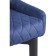 Stool on a metal -steamer Teo Metal/velor, painted metal/blue 53x62x81 cm