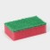 Household sponge with a cleaning layer of the share "Economy", 7.5 × 4.5 × 2.5 cm, 5 pcs