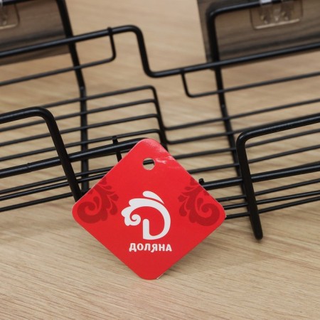 Shelf on Velcro of the Dolyan, 31 × 11 × 6 cm, black color-6