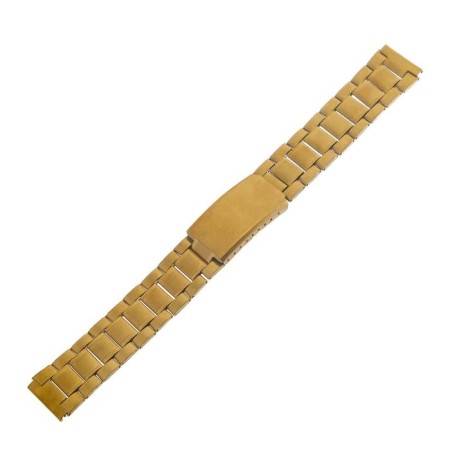 Solomon watch strap, 18 mm, metal, L-16 cm, gold