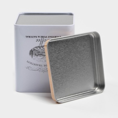 Bank for coffee "House and Field", 1.2l, 12 × 10 cm, white color-3