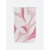 Akvarel soft rug, for a bathroom, 50x80 cm, white pink color