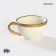 Porcelain mug Magistro Poursephona, 250 ml, beige color