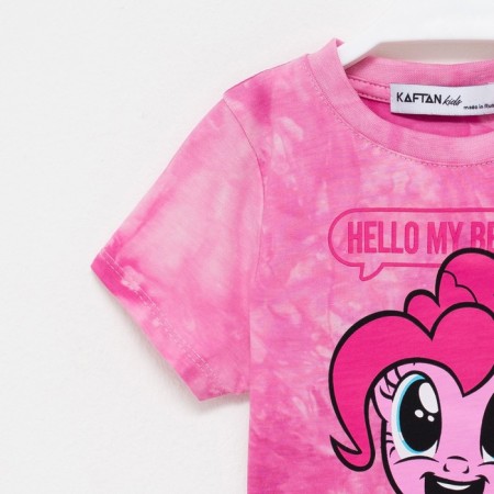 Футболка для девочки «Пинки Пай», My Little Pony, «Тай-дай», рост 98-104 см-8