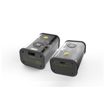 External BYZ W89, 10000 mAh, 1 Type-C, 1 USB, 22.5 W, 3 A, display, PD, black-5