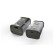 External BYZ W89, 10000 mAh, 1 Type-C, 1 USB, 22.5 W, 3 A, display, PD, black
