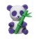 Figure eraser "Panda with bamboo", mix