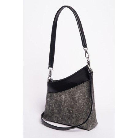 Cross-Body Bag, eco-leather, Ludor black, 21x6x25 cm-1