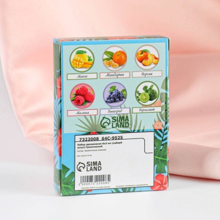 A set of essential oils "Tropical", 6 pieces of 3 ml, "Wealth of aroma"-4