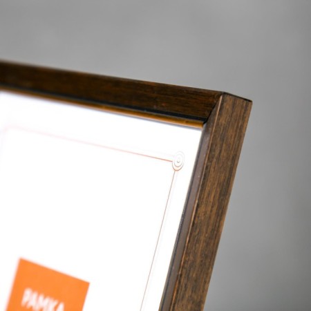 Photo frame plastic 15x21 cm 1526 Brown with gold-1