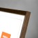Photo frame plastic 15x21 cm 1526 Brown with gold