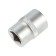 Head -sided tundra head, under a square 1/2 ", 20 mm, CRV