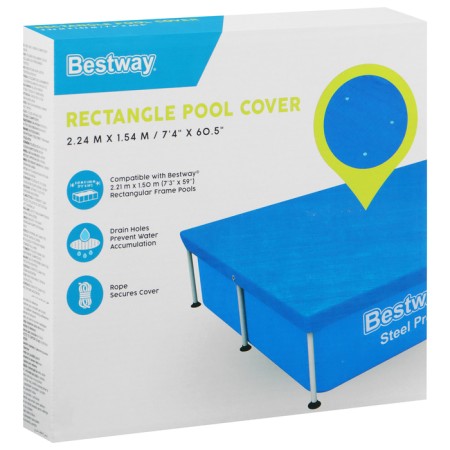 Tent for rectangular frame pools, 224 x 154 cm, 58103 Bestway-3